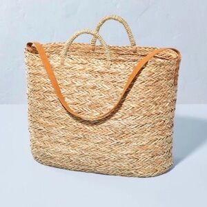 Natural Woven Summer Tote Basket - Hearth & Hand™ with Magnolia